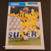 Fiche Illustrée Sport Football ** Onze Mondial   ** France ** Nantes **  Nestor Ariel Fabbri - Sports