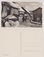 Ansichtskarte Braunlage Verschneite Dorfstraße - Pferd Mit Schlitten 1939  - Braunlage