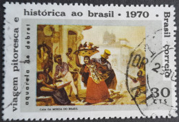 Bresil Brasil Brazil 1970 Peinture Painting Yvert 929 O Used - Used Stamps