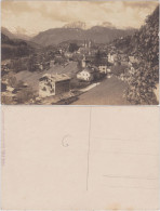 Ansichtskarte Berchtesgaden Totale - Straßenpartie 1928  - Berchtesgaden