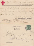  Drucksache, Maschinenfabrik Germania Chemnitz / J.S. SChwalbe & Sohn 1893 - Publicidad
