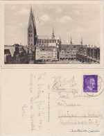 Ansichtskarte Lübeck Markt Mit Rathaus Und Marienkirche 1942 - Autres & Non Classés
