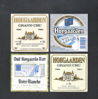 BROUWERIJ DE KLUIS - HOEGAARDEN - HOEGAARDEN GRAND CRU TRIPEL - HOEGAARDEN - OUD HOEGAARDS  - 4 BIERETIKETTEN  (BE 337) - Bière