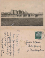 Ansichtskarte Torgau Elbbrücke Mit Schloß 1933  - Torgau