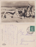 Ansichtskarte Oberwiesenthal Blick Vom Keilberg Auf Die Stadt 1928  - Oberwiesenthal