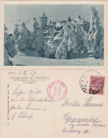 Postcard Sankt Joachimsthal Jáchymov Keilberghotel Im Winter 1934  - Czech Republic