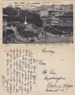 Cartoline Genua Genova (Zena) Piazza Corvetto, Hotel Bavaria 1928  - Other & Unclassified