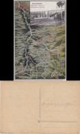 Mylau Viadukt Göltzschtalbrücke - Landkarten Ansichtskarte 1922  - Mylau
