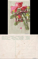 Ansichtskarte  Fröhliche Weihnachten! 1901 Prägekarte - Other & Unclassified