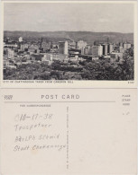 Chattanooga City Of Chattanooga Taken From Cameron Hill  Tennessee 1940 - Otros & Sin Clasificación