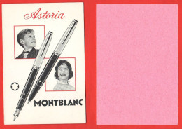 Montblanc Astoria Pens Advertising Pubblicità Anni 60 Publicitaires - Advertising