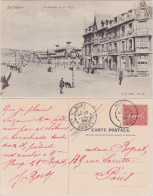 CPA Le Tréport Promenade De La Plage/Strandpromenade 1904 - Altri & Non Classificati