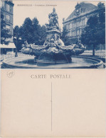 Marseille Fontaine Entragin/Springbrunnen, Platz Und Geschäfte 1918  - Non Classificati