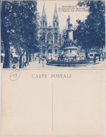 Marseille Monument Des Mobilies Et L'Eglise Des Reformers Kirche 1918 - Ohne Zuordnung