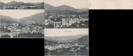 Ansichtskarte Baden-Baden Panorama 3-Teilige Klappkarte 1914 - Baden-Baden