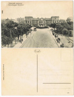 Postcard Riga Rīga Ри́га Dünaburger Bahnhof Und Straßenbahn 1916 - Lettland