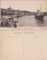 Boulogne-sur-Mer La Malle Dans, L'Avant Port/Hafen, Ankunft Eines Dampfers 1913 - Boulogne Sur Mer