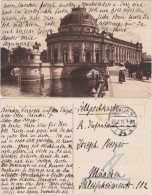 Mitte-Berlin Kaiser Friedrich Museum, Menschen Auf Brücke Mit Kutsche 1915 - Mitte