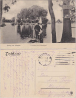 Ansichtskarte Alt-Treptow-Berlin Überfahrt Zur Liebesinsel 1915  - Altri & Non Classificati