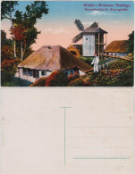 Postcard Polen Polska Bauerngehöft Mit Windmühle 1916  - Poland