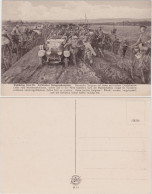 Ansichtskarte  Deutsche Soldaten Auf Einem Feldweg In Serbien (Auto) 1918 - Guerra 1914-18