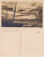 Postcard Rewahl Rewal Abendstimmung Am Strand 1932  - Pommern