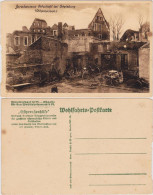 Postcard Ortelsburg (Ostpreußen) Szczytno Zerschossene Ortschaft 1915  - Ostpreussen
