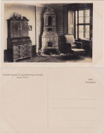 Ansichtskarte Quedlinburg Heimatmuseum - Schloss - Barockzimmer 1930  - Altri & Non Classificati