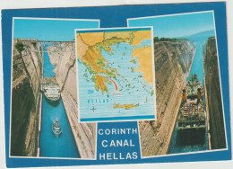 LD61 : Grèce : Canal  Hellas  Corinth , Bateau - Griechenland