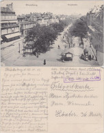 CPA Straßburg Strasbourg Broglieplatz Mit Kiosk 1915  - Straatsburg