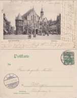 Ansichtskarte Hildesheim Rathaus - Straßenblick 1903  - Hildesheim