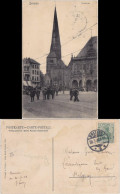 Ansichtskarte Bremen Belebter Marktplatz 1906  - Bremen