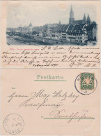 Ansichtskarte Ulm A. D. Donau Von Der Donaubrücke Gesehen 1898  - Ulm