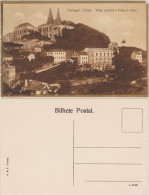 Postcard Sintra Cintra Vista Parcial E Palacio Real 1924 - Autres & Non Classés