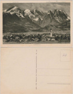 Ansichtskarte Garmisch-Partenkirchen Blick Auf Die Stadt 1924  - Garmisch-Partenkirchen