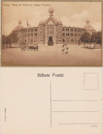 Postcard Lissabon Praça De Touris Do Campo Pequeno 1924 - Sonstige & Ohne Zuordnung