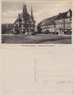 Ansichtskarte Wernigerode Marktplatz Mit Rathaus 1922  - Altri & Non Classificati