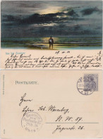 Ansichtskarte  Künstlerkarte: See Bei Gewitter 1904 - 1900-1949