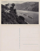 Ansichtskarte Bingen Am Rhein Burg Rheinstein - Dampfer 1930  - Bingen