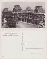 CPA Paris Place Du Carrousel Et Le Louvre 1954 - Louvre