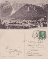 CPA Chamonix-Mont-Blanc Chàmonix Et Le Brévent 1928 - Chamonix-Mont-Blanc