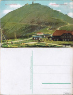 Postcard Krummhübel Karpacz Riesenbaude Und Schneekoppe 1916 - Schlesien