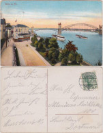 Ansichtskarte Bonn Alte Rheinbrücke 1910 - Bonn