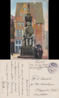 Ansichtskarte Bremen Ratskeller, Roland Und Paar 1916  - Bremen