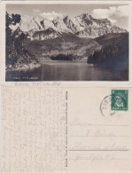 Ansichtskarte Garmisch-Partenkirchen Eibsee Mit Zugspitze 1928 - Garmisch-Partenkirchen