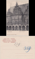 Ansichtskarte Bremen Rathaus - Teilansicht Und Laubengang 1914  - Bremen