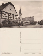 Ansichtskarte Klix-Großdubrau Wulka Dubrawa Dorfstraße Und Kirche 1965  - Grossdubrau Wulka Dubrawa