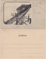 Ansichtskarte Sellin Strand, Seebrücke Und Weg 1913  - Sellin