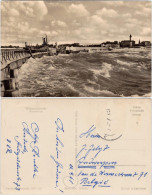 Ansichtskarte Warnemünde-Rostock Westmole 1960  - Rostock