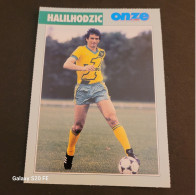 Fiche Illustrée Sport Football ** Onze Mondial   ** France ** Nantes **  Vahid Halilhodzic - Sport